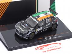 Hyundai i20 N Rally 2 #77 ganador reunión Aboboreira 2023 Meeke, Floene 1:43 Ixo