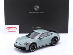 Porsche 911 (992) Dakar skyggegrøn metallisk 1:18 Spark