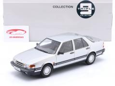 Saab 9000 CD Turbo Byggeår 1990 sølv metallisk 1:18 Triple9
