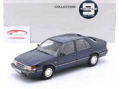Saab 9000 CD Turbo Ano de construção 1990 azul escuro 1:18 Triple9