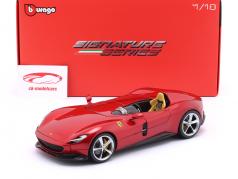 Ferrari Monza SP1 Baujahr 2019 rot metallic 1:18 Bburago Signature