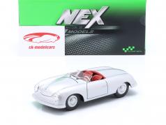 Porsche 356 No. 1 Roadster Anno di costruzione 1948 argento 1:24 Welly
