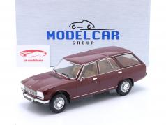 Peugeot 504 Break Año de construcción 1976 rojo oscuro 1:18 ModelCar Group