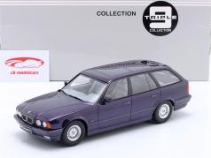 BMW 5秒 シリーズ E34 Touring 建設年 1996 バイオレット メタリックな 1:18 Triple9