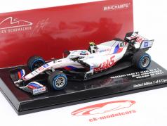 Mick Schumacher Haas VF-21 #47 Бельгия GP формула 1 2021 1:43 Minichamps
