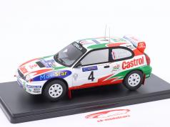 Toyota Corolla WRC #4 ganhador China Rallye 1999 Auriol, Giraudet 1:24 Altaya