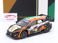 Hyundai i20 N Rally1 #4 3er reunión Croacia 2023 Lappi, Ferm 1:18 Ixo