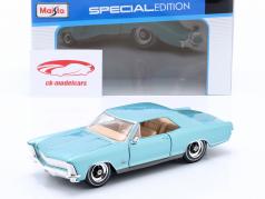 Buick Riviera Año de construcción 1965 azul 1:24 Maisto