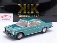 Mercedes-Benz 280C/8 (W114) Coupe 建设年份 1969 绿色的 金属的 1:18 KK-Scale