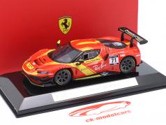 Ferrari 296 GT3 Año de construcción 2022 rojo 1:43 Bburago