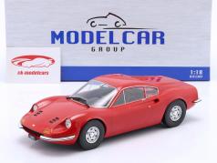 Ferrari Dino 246 GT Año de construcción 1969 rojo 1:18 ModelCar Group