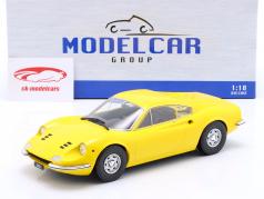 Ferrari Dino 246 GT Ano de construção 1969 amarelo 1:18 ModelCar Group