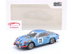 Alpine A110 1600S #23 6th Rallye Monte Carlo 1972 Piot, Marnat 1:18 Solido