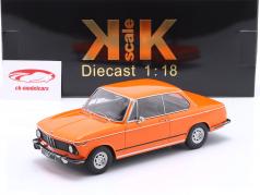 BMW 1502 2. serie Byggeår 1974 orange 1:18 KK-Scale