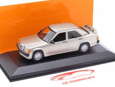 Mercedes-Benz 190E 2.3-16 (W201) Ano de construção 1984 ouro metálico 1:43 Minichamps