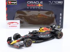 M. Verstappen Red Bull Racing RB19 #1 vinder Abu Dhabi formel 1 Verdensmester 2023 1:18 Bburago