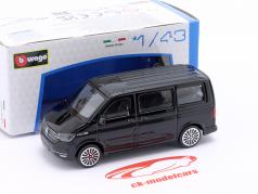 Volkswagen VW T6 Multivan 建设年份 2020 黑色的 1:43 Bburago
