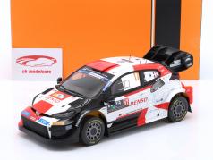 Toyota GR Yaris Rally1 Hybrid #17 ganador Safari Rallye 2023 Ogier, Landais 1:18 Ixo