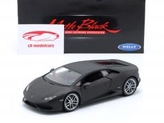 Lamborghini Huracan LP 610-4 jaar 2015 mat zwart 1:24 Welly