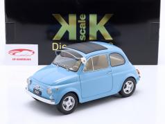 Fiat 500 F Custom Baujahr 1968 hellblau 1:12 KK-Scale