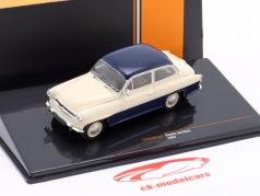 Skoda Octavia Año de construcción 1959 beige / azul oscuro 1:43 Ixo