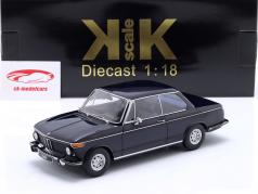 BMW 1502 Serie 2 Byggeår 1974 mørkeblå 1:18 KK-Scale