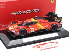 Ferrari 499P #51 vinder 24h LeMans 2023 Pier Guidi, Calado, Giovinazzi 1:43 Bburago