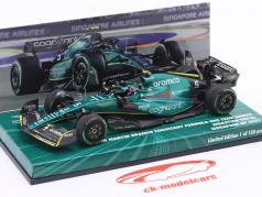 S. Vettel Aston Martin AMR22 #5 8th Singapore GP Formula 1 2022 1:43 Minichamps