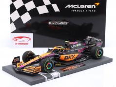 Lando Norris McLaren MCL36 #4 第四名 新加坡 GP 公式 1 2022 1:18 Minichamps