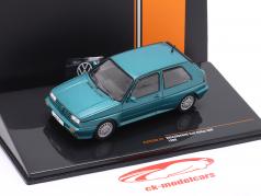 Volkswagen VW Golf Rallye G60 Bouwjaar 1990 groente metalen  1:43 Ixo