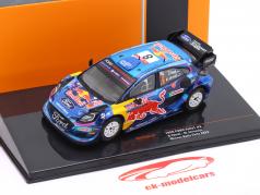 Ford Puma Rally1 Hybrid #8 Sieger Rallye Chile 2023 Tänak, Järveoja 1:43 Ixo