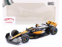 Oscar Piastri McLaren MCL60 #81 4ème Britanique GP formule 1 2023 1:18 Solido