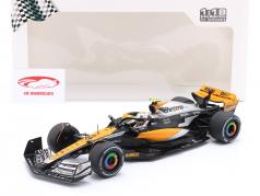 Lando Norris McLaren MCL60 #4 2ème Britanique GP formule 1 2023 1:18 Solido