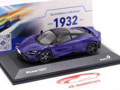 McLaren 765LT Bouwjaar 2020 paars 1:43 Solido