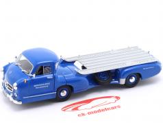 Mercedes-Benz レーシングトランスポーター 青 不思議 建設年 1955 青 1:43 Altaya