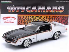 Chevrolet Camaro Rally Sport Byggeår 1979 sølv / sort 1:18 Greenlight