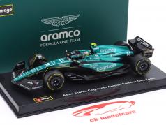 Fernando Alonso Aston Martin AMR23 #14 fórmula 1 2023 1:43 Bburago