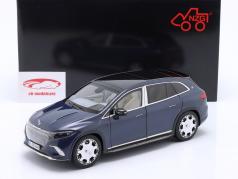 Mercedes-Benz Maybach EQS (Z296) Ano de construção 2024 sodalita azul 1:18 NZG