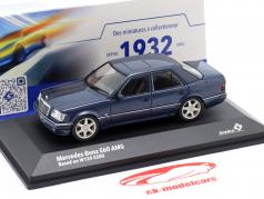 Mercedes-Benz E60 AMG auf Basis W124 E500 1994 nautikblau 1:43 Solido
