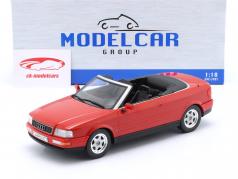 Audi Cabriolet Año de construcción 1991 rojo 1:18 ModelCar Group