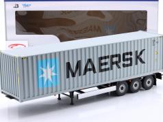 Container trailer MAERSK grey-blue 1:24 Solido