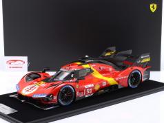 Ferrari 499P #51 Winner 24h LeMans 2023 Pier Guidi, Calado, Giovinazzi 1:12 LookSmart