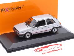 Volkswagen VW Golf II GTI Ano de construção 1985 prata metálico 1:43 Minichamps