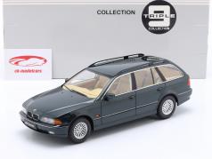 BMW 5 Series Touring (E39) Anno di costruzione 1998 verde oxford metallico 1:18 Triple9
