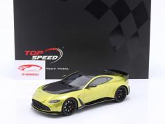 Aston Martin V12 Baujahr 2022 Vantage Cosmopolitan gelb 1:18 TrueScale
