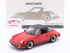 Porsche 911 Carrera 3.2 Targa Année de construction 1983 rouge 1:18 Minichamps