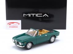 Alfa Romeo Giulia 1600 GTC Cabriolet Open Top 1964 dennengroen 1:18 Mitica