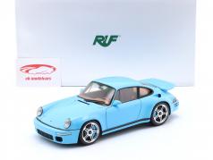 Porsche RUF CTR Anniversary Année de construction 2017 Bavarois bleu ciel 1:18 Almost Real