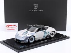 Porsche Vision 357 Speedster bianco / grigio 1:18 Spark