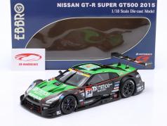 Nissan GT-R GT500 #24 优胜者 Fuji Super GT Series 2015 Sasaki, Krumm 1:18 Ebbro